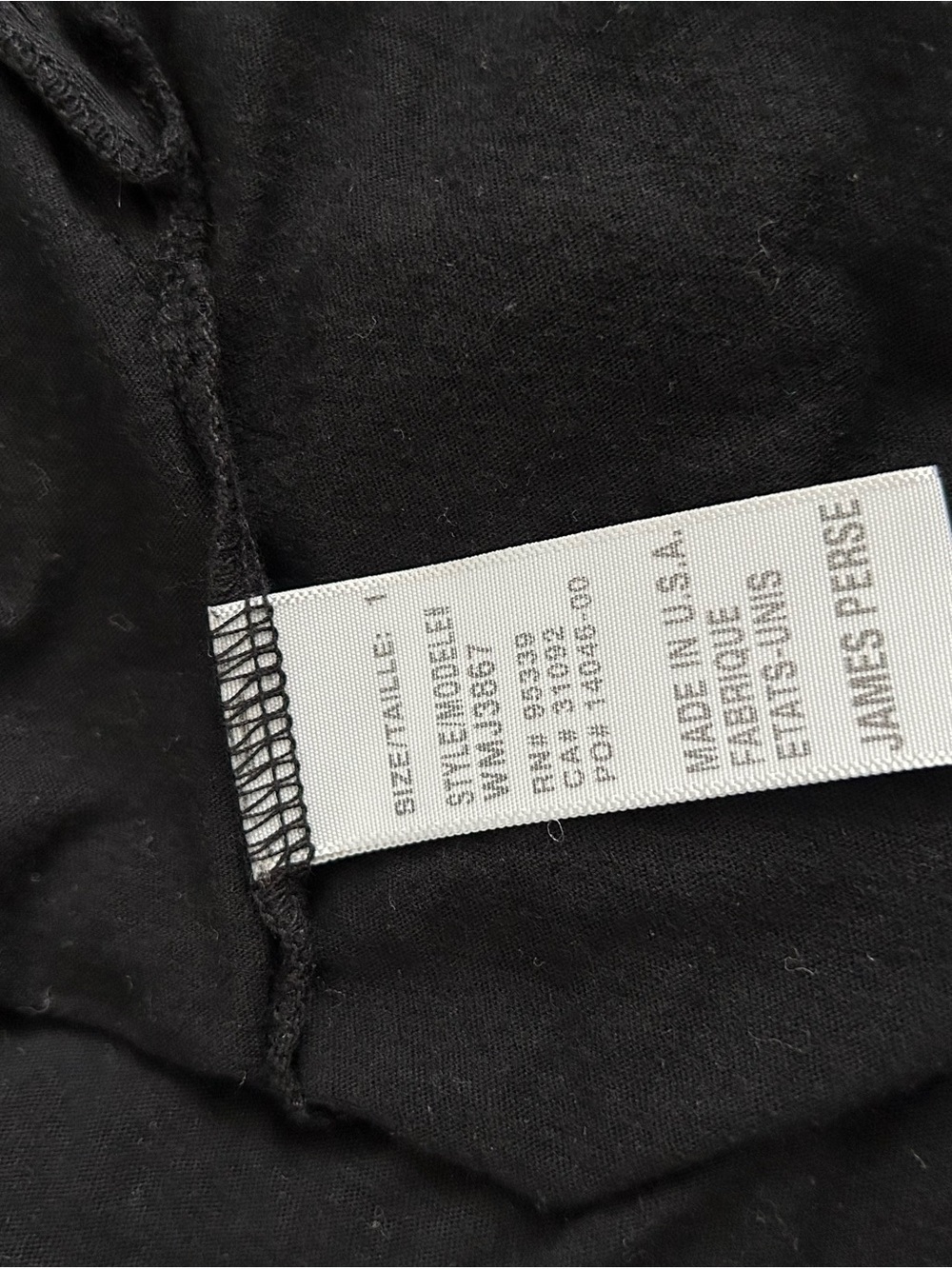 James Perse  Black Sleeveless Tank Top - Picture 5 of 6